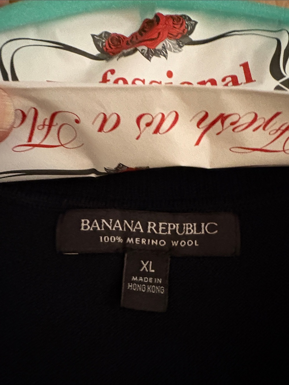 Banana Republic Black V-Neck Long Sleeve Sweater - Picture 3 of 6